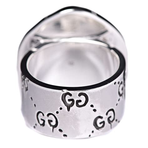 gucci scull ring|gucci ghost ring men.